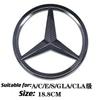 1Pcs ABS Car Front Grille Badge Decal Cover Emblem For Mercedes Benz W204 W205 W210 W211 W212 W213 C E Class GLA GLK ML GLC GLE OP3