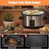 Silicone Slow Cooker Liners Reusable Silicone Slow Cooker Divider Leakproof Hear-Resistant Slow Cooker Insert Liner Dishwasher