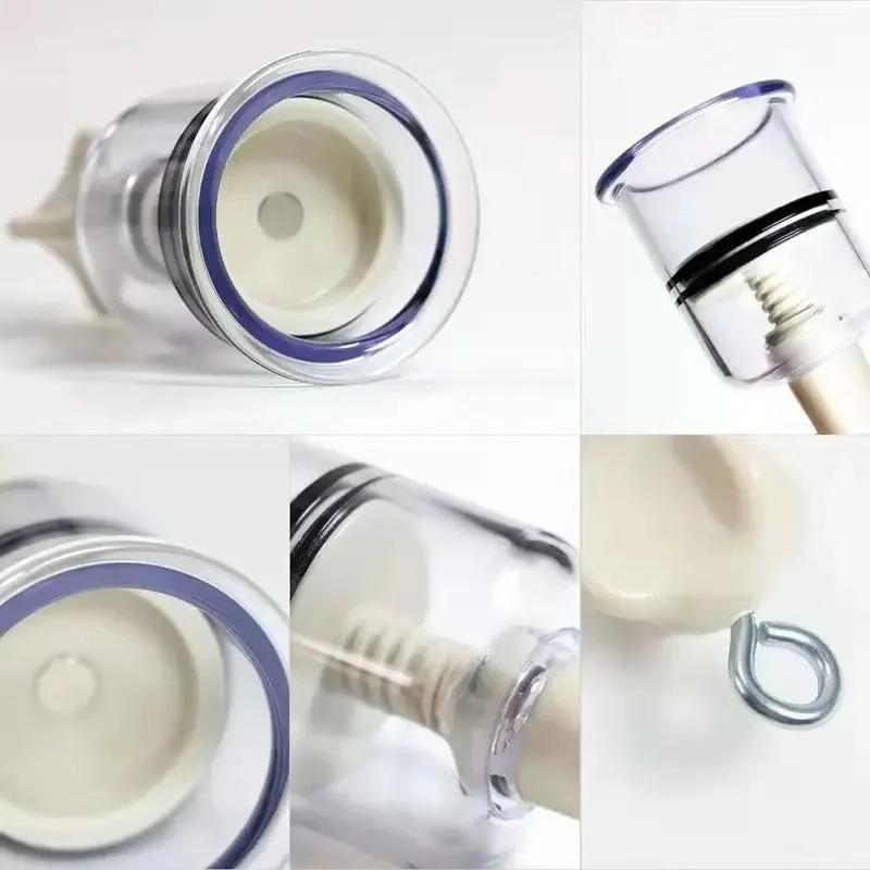 Penis Enhancement Enlarger Male Tension Device Vacuum Cups Cock Stretcher with Sleeve Physical Extender Sex Exercise Easy Pump