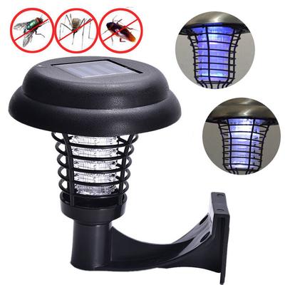 Solar Powered LED Light Pest  Zapper Insect Mosquito  Lamp Garden