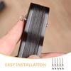 10 Set Kit di Riparazione Ventaglio a Mano Rivetto Dado per Asta Sostituzione Asta Ventaglio di Carta di Bambù Ventagli Decorativi Ventaglio Portatile
