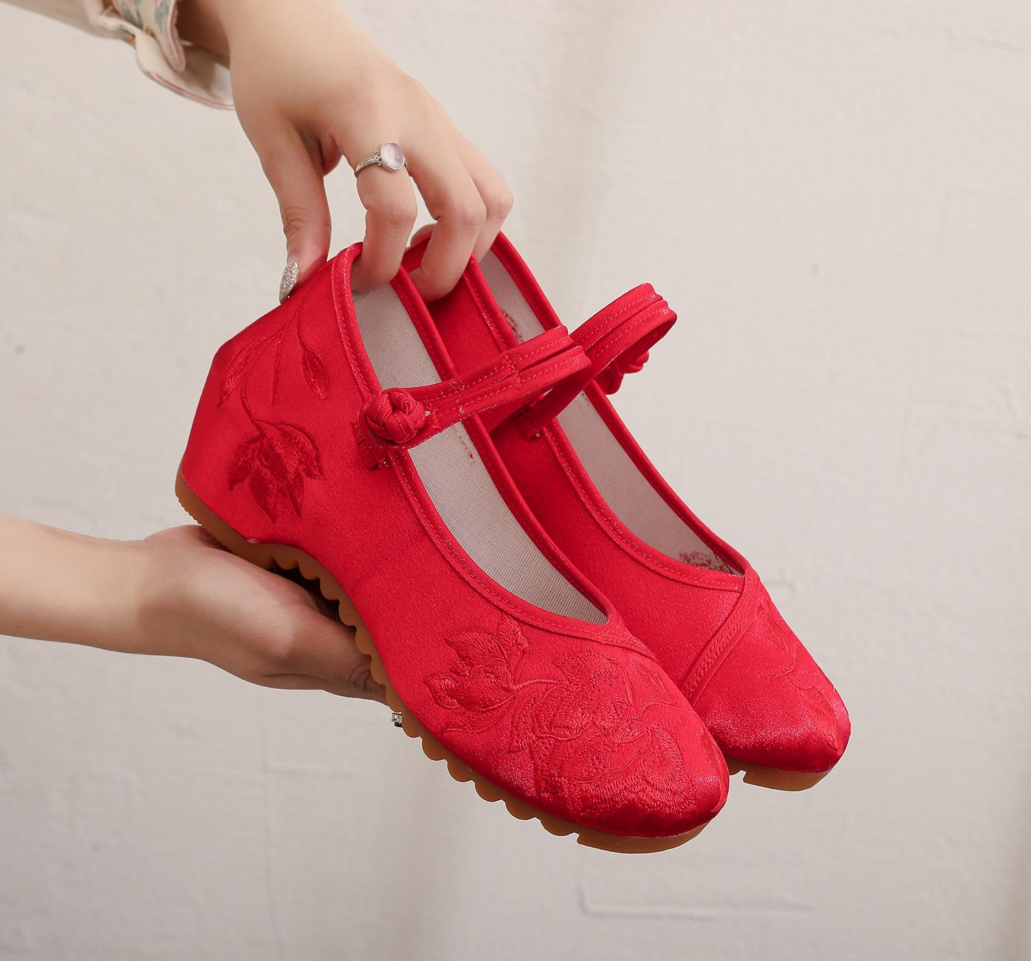 

Spring 2023 Embroidered Qipao Round Toe Hidden Heel Shoes - Zen, Tea Ceremony, Dance 37