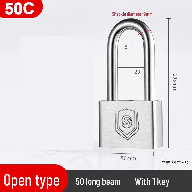 AVADEN 304 Stainless Steel Long Shackle Padlock