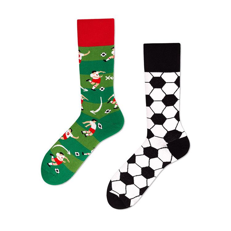 Cross-border Spring/Summer Cartoon Trendy Mid-Calf Cotton Socks - Unisex Couples