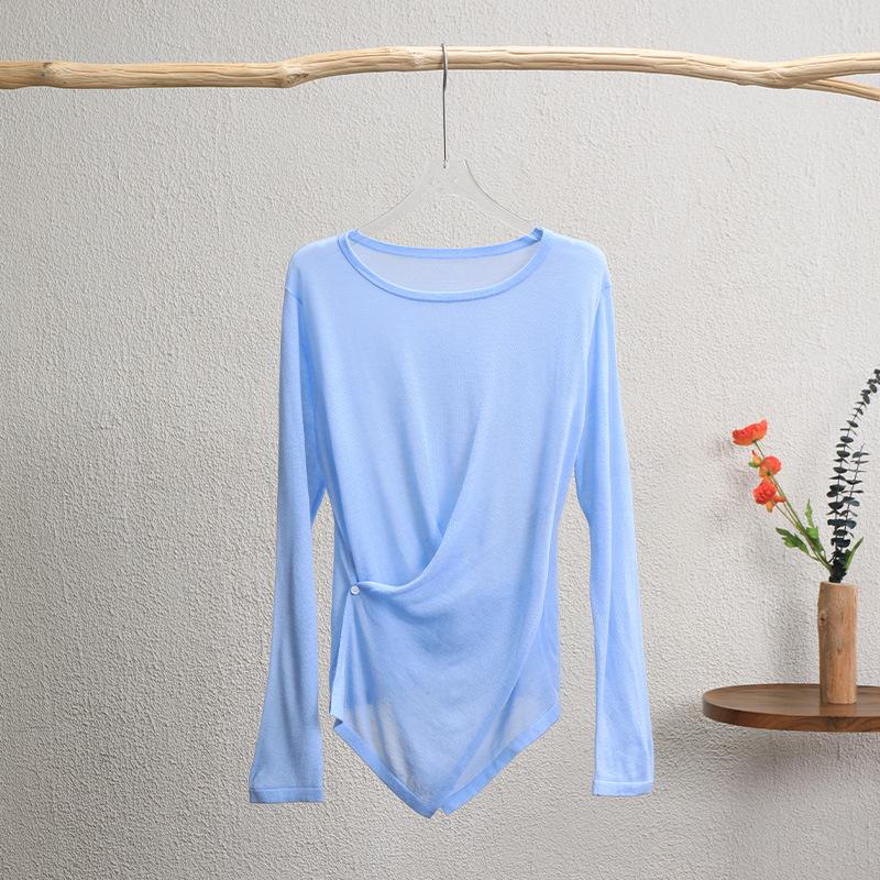 

Autumn/Winter Slimming Round Neck Wool Knitwear Top Large