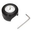 Universal Motorcycle Handlebar Clock: Dustproof, Luminous Quartz Design In Aluminum Alloy
