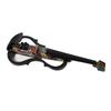 Headless Electric Violin Carbon Fiber Body ABS Edge Silent Electric Violin for Practice Performance Multi Colored