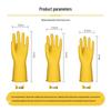 Miaojie Heavy-Duty Waterproof Latex Gloves