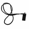 12pcs Plastic Whistle Black Loud Crisp Sound Sports Whistle with Lanyard for Referee