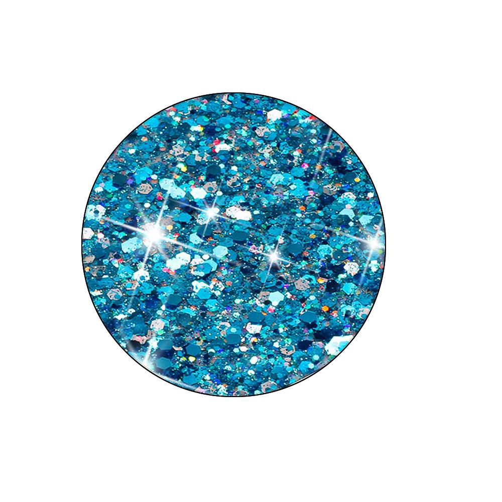 For iPhone XR 6.1 Inch TPU Cell Phone Case Drop Protection Epoxy Glittery Sequins Cover