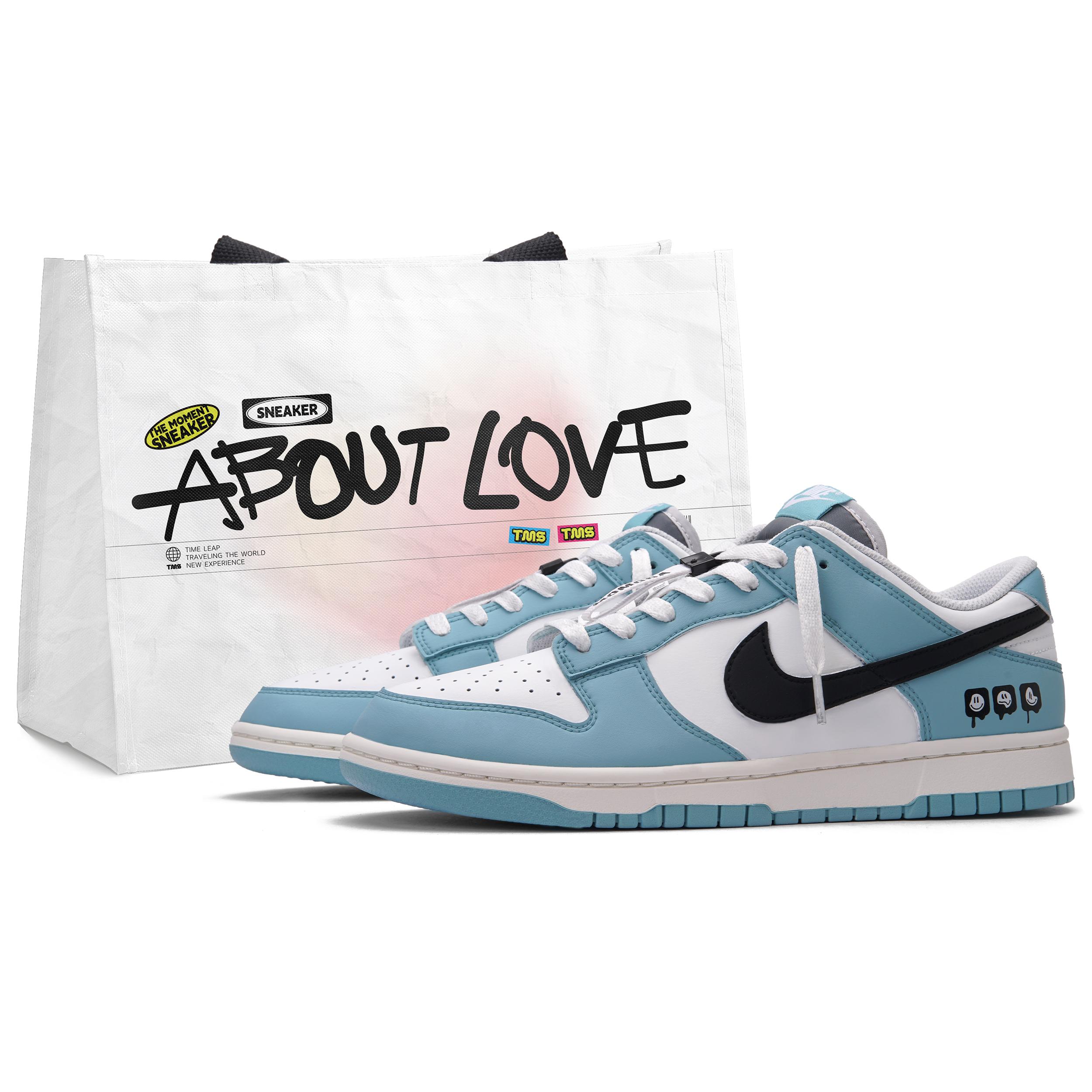 

Nike Dunk Sage Low top Skateboard Shoes Men s Blue White HF5441-001(Team62-) 42