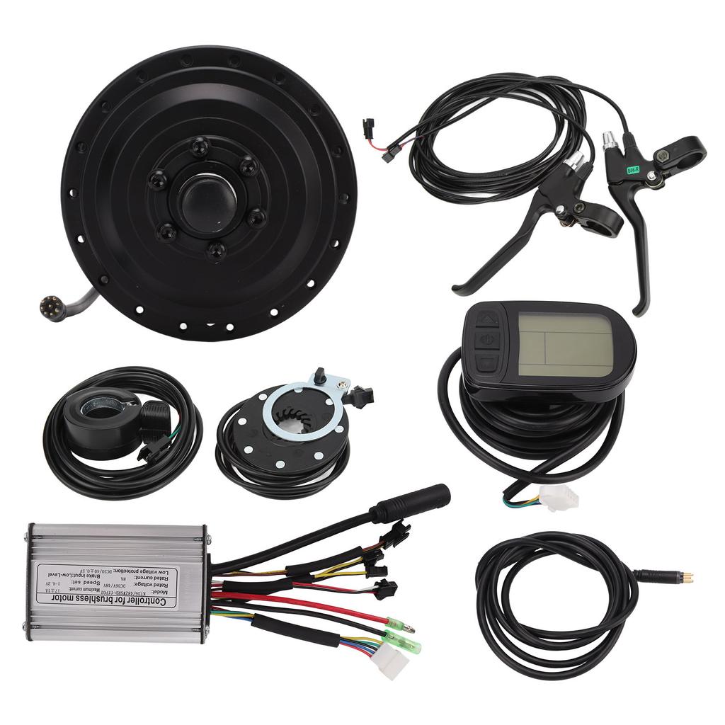 Mountain Bike Conversion Kit 36V 350W Bicycle Modified Front Drive Motor for Mountain Bike Electric BicycleFits 26inch