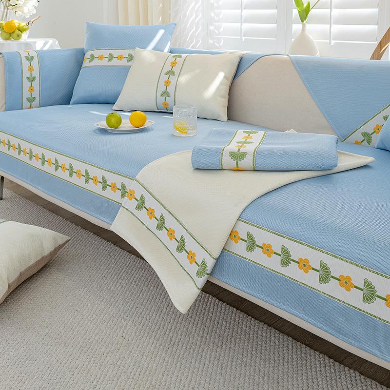 Summer Summer Summer Mat Sofa Cushion Cushion Cover Cover Sitting Seat Cushions Cover Towel Simple Modern Entry Lux Style