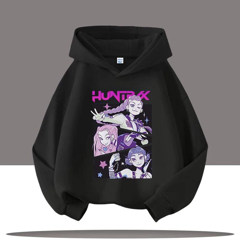 Kids Hoodies & Sweatshirts KPop Demon Hunters Fashion Cute Long Sleeve Cartoon Hoodie