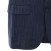 UNITED ARROWS Striped Pattern Tailored Jacket 48 Navy Men's Used