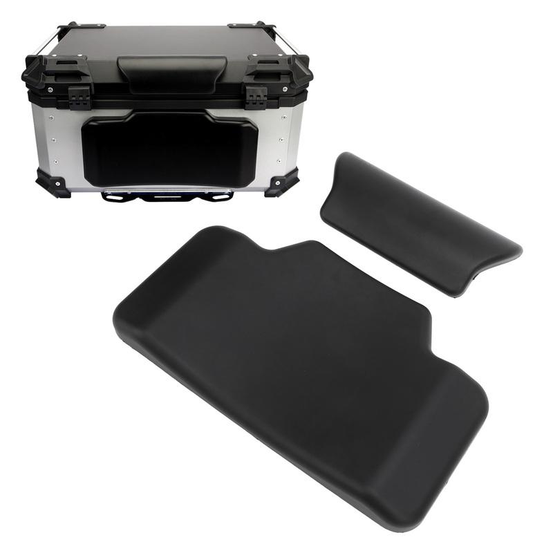 Motorcycle Trunk Backrest Top Case Passenger Backrest Pad Comfortable Upper Lower Split PU Leather Sponge for 55L/65L Top Box