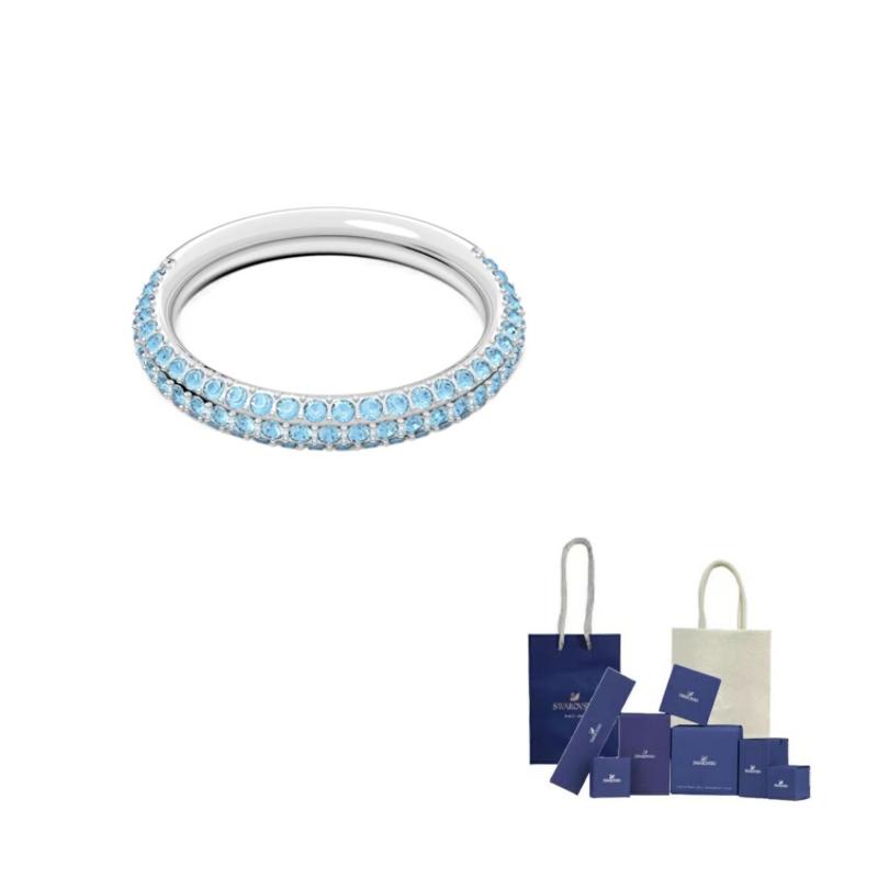 Swarovski Dextera Crystal Rings Womens 50-Original Brand Box And Bag