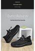 2022 Men's Summer Casual Leather Mesh Shoes – Fashionable & Breathable Handmade Design