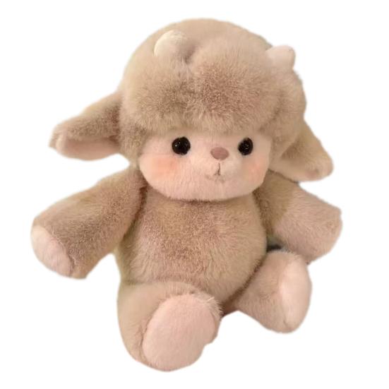 Pelúcia de Animal de Fazenda Porco Cordeiro Vaca das Terras Altas Brinquedos de Pelúcia Macio Fofo Bonecas de Abraço para Crianças e Adultos