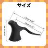 BULLSPANN Universal Brake Levers Aluminum Alloy for Road Bikes and Mountain Black 1 Pair Bicycles, Bikes,
