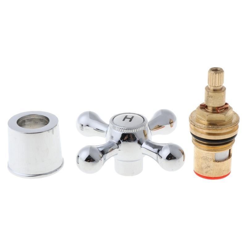 Water Faucet Mixer Parts Bathroom Sink Faucet Handle Bathroom Faucet Accessories серебряный