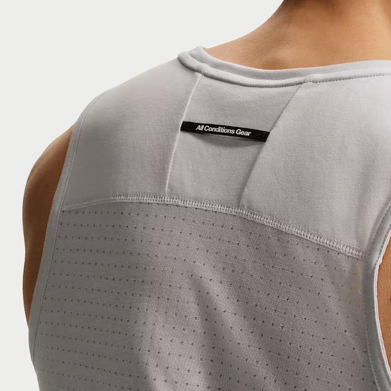 Nike ACG Tank Tops Men's Gray Crew Neck Moderate Straight Fit IO9690-097