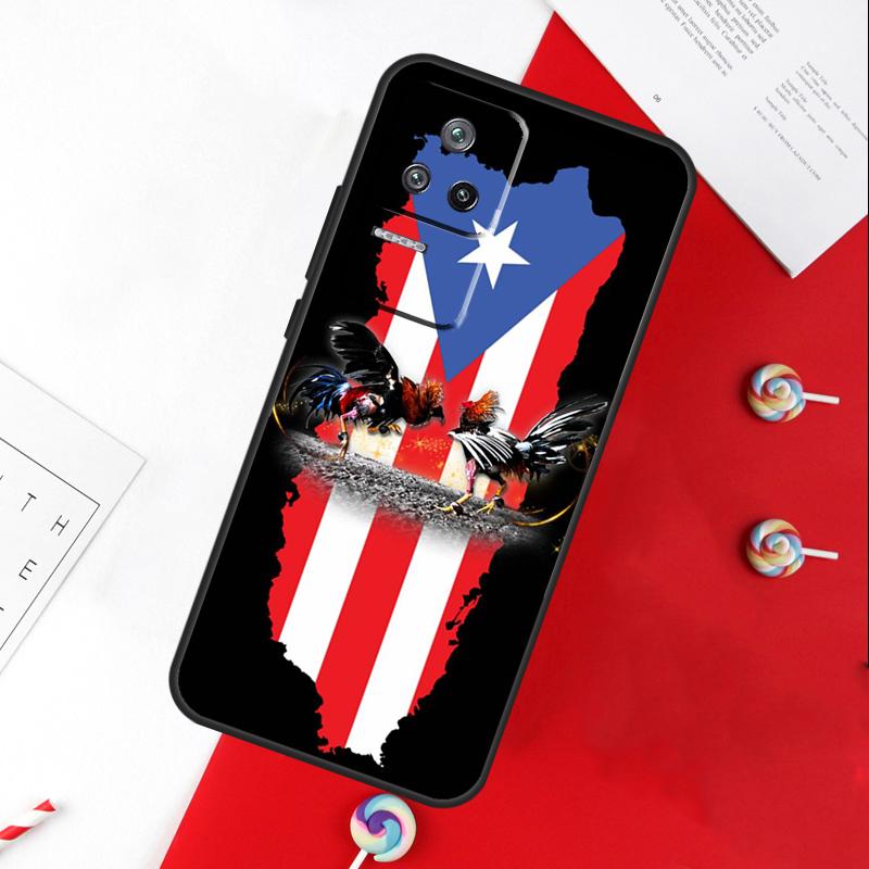 Puerto Rican Flag Cover For Xiaomi 15 Ultra 13 14 11T 12T 13T 14T Pro POCO X7 Pro X3 X5 X6 M6 F5 F6 Pro Case