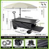 Faltbarer Outdoor-Camping-Utility-Wagen mit Sonnenschirm