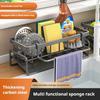 Small Space Simple Household Drain Rack Cleaning Supplies Sink Kitchen Drain Storage Towel Rack Holder Rack Rag Storage Spo X2X2