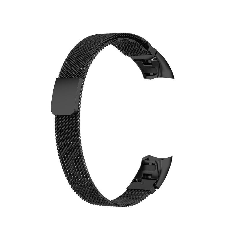 

Stainless Steel Milanese Replacement Smart Watch Strap Watchband for Huawei Honor Band 5/4 Champagne