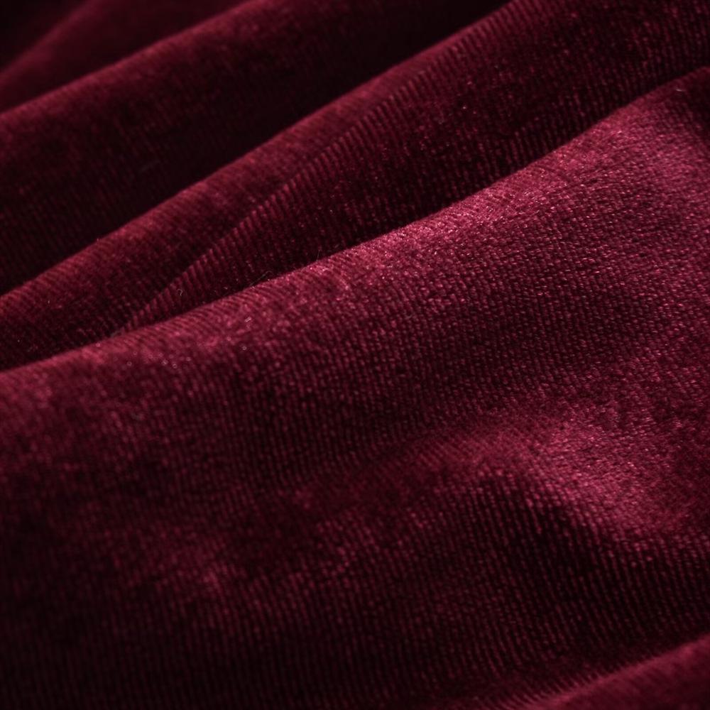 2025 Spring Women's High-Waisted Velvet Wave Skirt