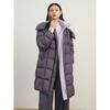 JUZI Annakol Loose Air Hooded Mid-length Women's Down Jacket