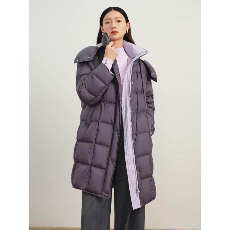 JUZI Annakol Loose Air Hooded Mid-length Women's Down Jacket