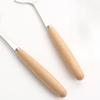 1pcs Stainless Steel Shovel Cookware Square Head Anti-scald Pancake Scraper Mixing Spatula Wood Handle Fried Shovel Kitchen
