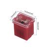 uxcell Car Cartridge Fuse 48V 50A Female Terminal J Case Box Low Profile for Car Traffic Red 5 Pcs