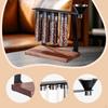 Coffee Bean Storage Tubes Reusable with Funnel Convenient Container Wood Stand for
