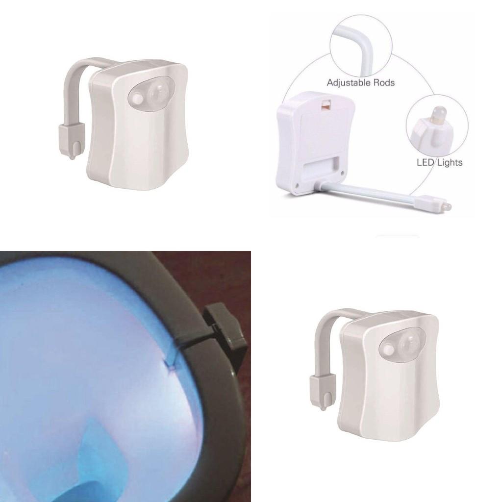 Versatile 8 Color Led Toilet Sensor Light Modern Creative Bathroom Night Light