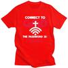 Custom Connect To God The Password Is Prayer T Shirt Men Pure Cotton Tshirt Casual Tees Streetwear Tshirt