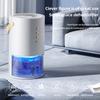 Portable Air Dehumidifier With 1.3L Water Tank Mute Air Dryer Moisture Absorbers Machine 3-level Timing Control Negative Ion Pur