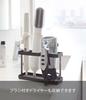 Yamazaki Industries Hair Dryer & Hair Iron Stand, Tower, Black, 2285