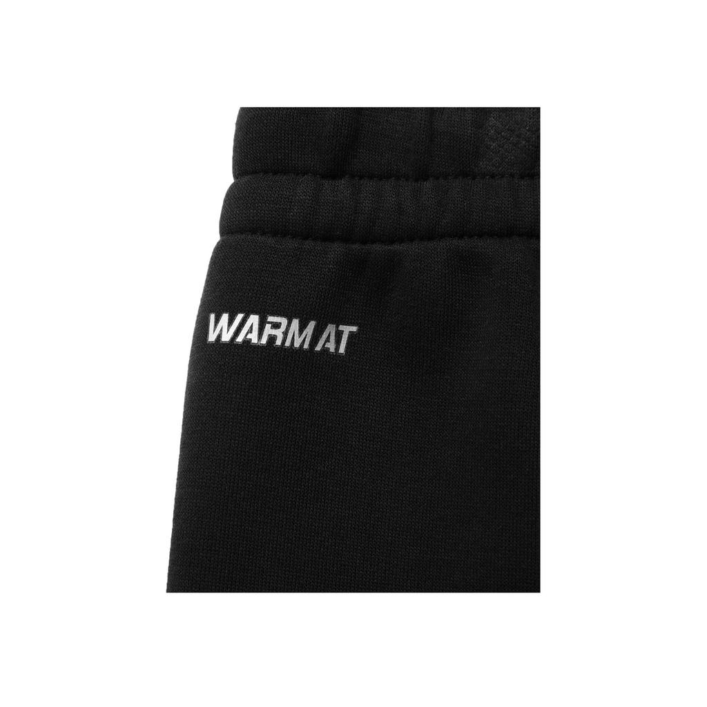 Li Ning Fitness Series Solid Color Mid Waist Comfortable Breathable Straight Leg Knitted Sports Pants Men Bottoms Black AKLU555-1