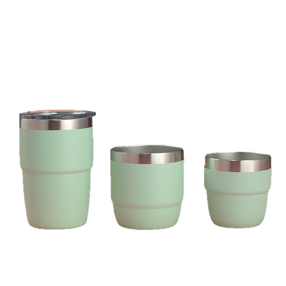 Cross-border 4oz Mini Rambler: Double-layer 304 Stainless Steel Vacuum Insulated Coffee Cup, Hot & Cold