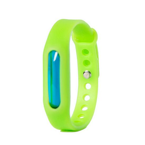 Adjustable Citronella Silicone Bracelet: Essential Oil Mosquito Repellent for Adults, Infants, and Children