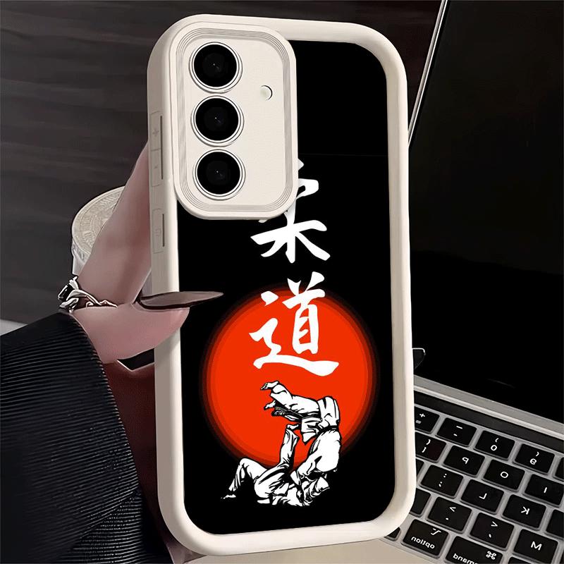 Phone Case for Samsung Galaxy A17 A16 A15 A14 A13 Judo Jiu Jitsu BJJ Brazilian A56 A36 A26 A55 A35 A25 A54 A34 A24 A53 A33 A23 A