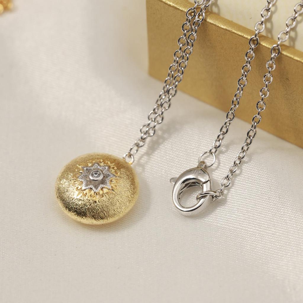 Итальянский ювелирный бренд высокого класса, ожерелье в стиле ретро-дворца, из толстого золота 18 карат, с высококачественным разделением цветов и гальваническим покрытием 40+5cm золотой