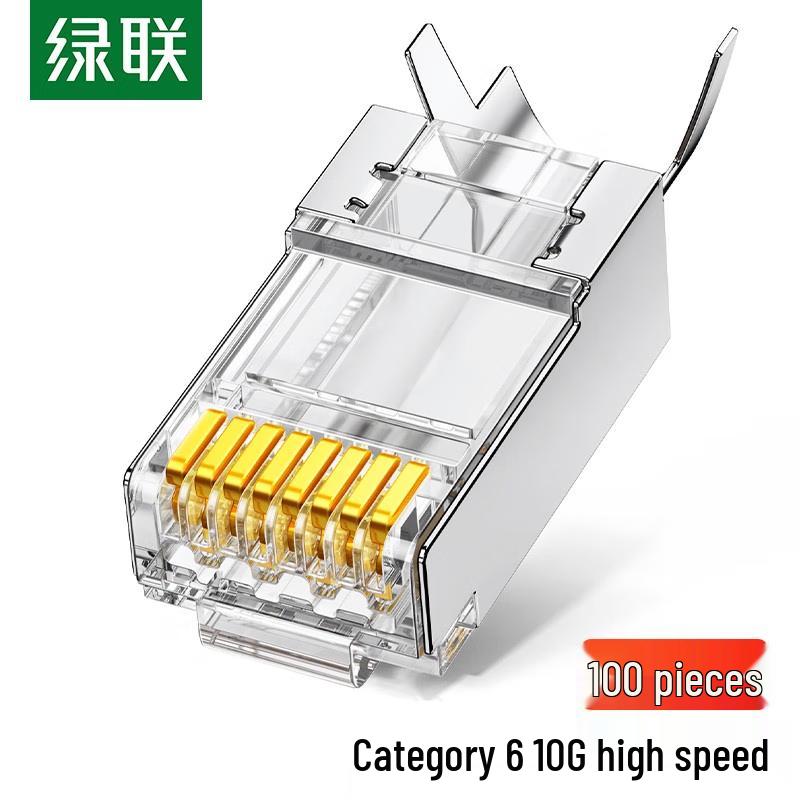 

Ugreen 10 Gigabit Shielded RJ45 Connectors, 100-Pack