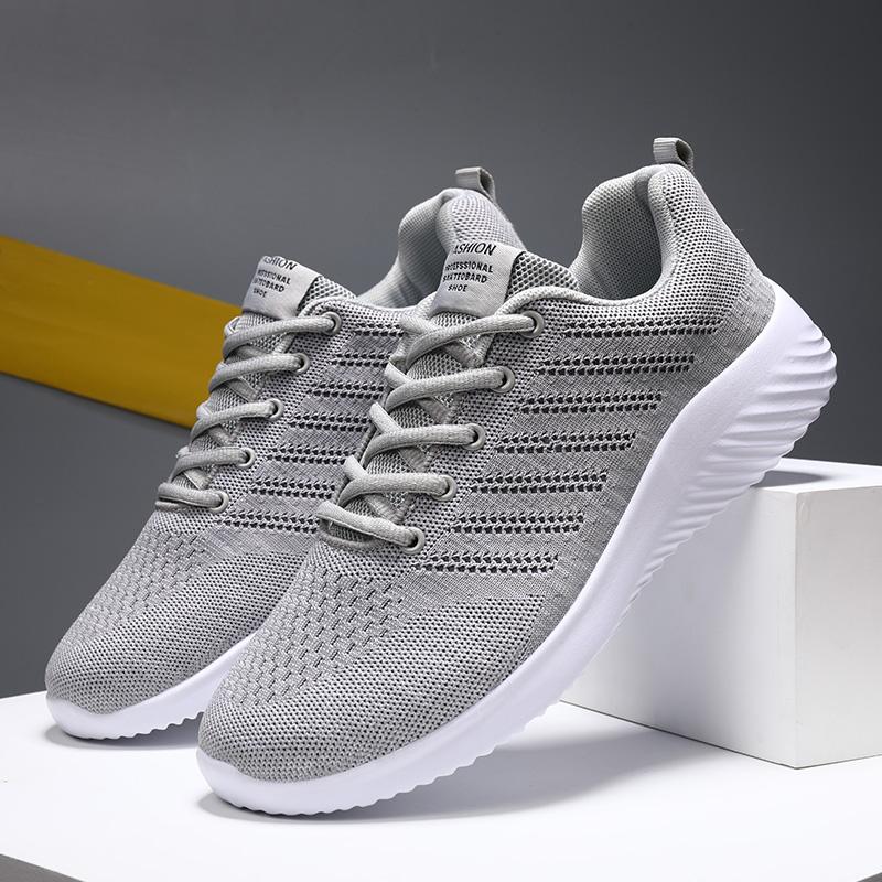 

Мужская спортивная обувь Удобная обувь для бега Сетчатая спортивная обувь для тренировок Легкая дышащая обувь для ходьбы Мужская тренировочная обувь Производитель обуви 39 чёрный