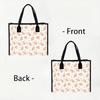 Floral Print Tote Bag Casual Fashion Large Capacity Daily Carry Handbag for Women