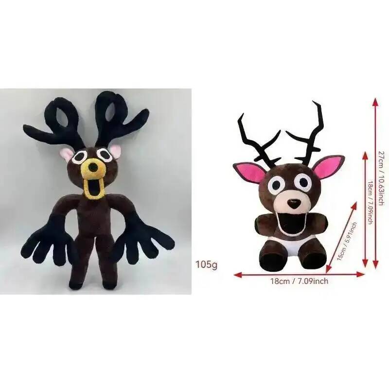 99 Nights Forest Plush Toys Sitting Standing Elk White Owl Stuffed Doll Pillow Gift For Kids