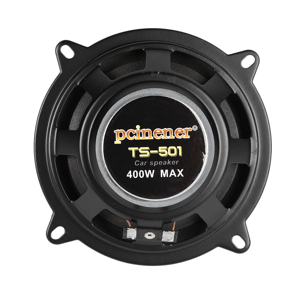 TS-501 Car Audio Music Stereo Speaker 5 Inch 400W Full Range Frequency Speaker High Speech Resolution for Vehicle Indoor